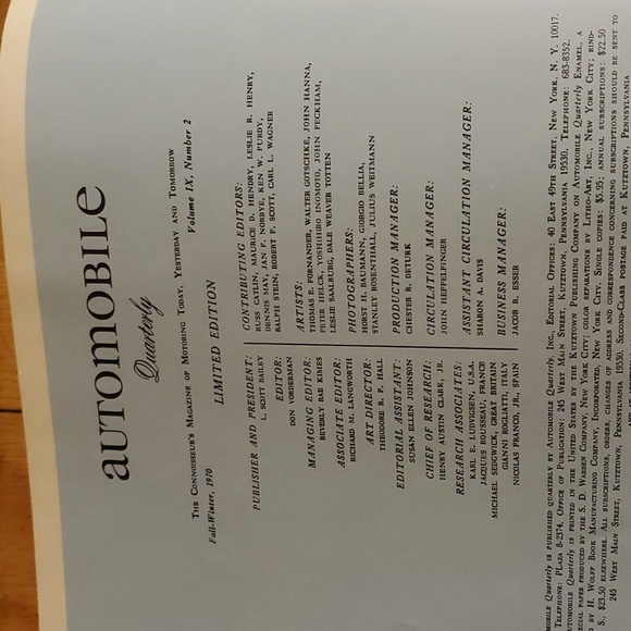 Automobile Quartly Vintage Books - Picture 10 of 14